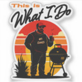 Sticker C'est ce que je fais (Devant)