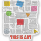 STICKER C'EST DE L'ART (Devant)