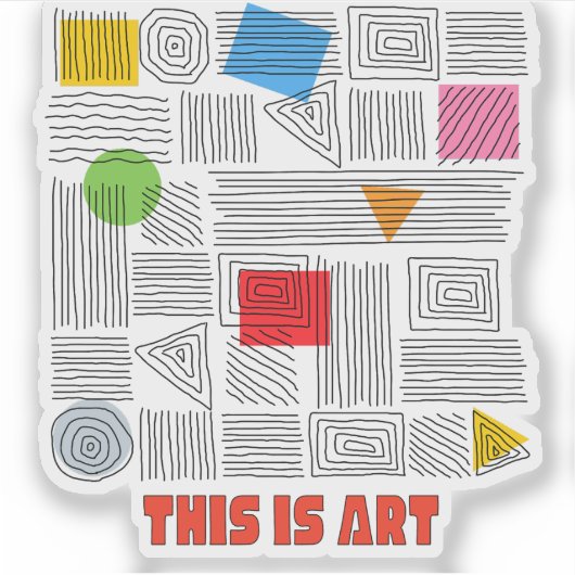 STICKER C'EST DE L'ART (Devant)