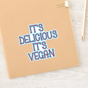 Sticker C'est délicieux C'est Vegan