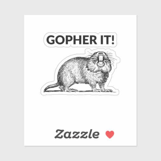 Sticker C'est drôle Pun Taupe (Feuille)