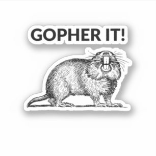 Sticker C'est drôle Pun Taupe