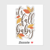 Sticker C'est Fall Baby (Feuille)