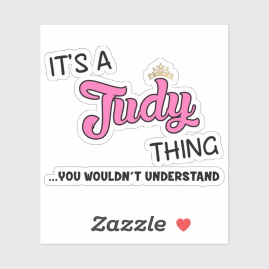 Sticker C'est Judy (Feuille)