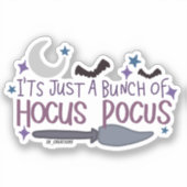 Sticker C'est juste un tas de Hocus Pocus (Recto)