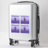 Sticker C'est la Citation de la Bible Terminée (Sur valise)