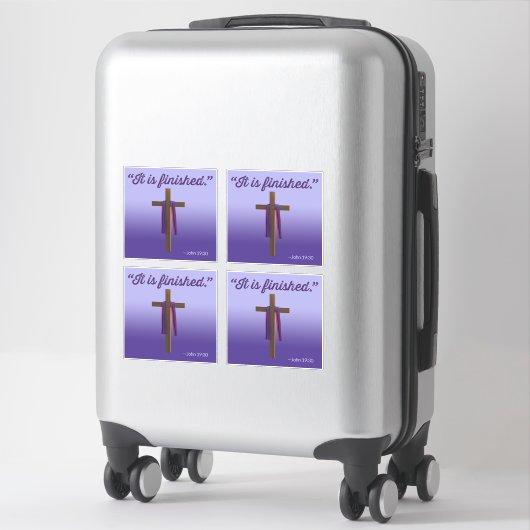 Sticker C'est la Citation de la Bible Terminée (Sur valise)