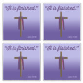 Sticker C'est la Citation de la Bible Terminée (Devant)