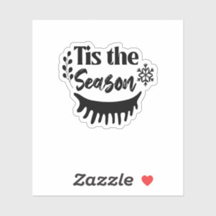 Sticker C'est la saison classique esthétique décontracté