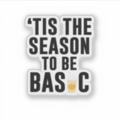 Sticker C'Est La Saison De Noël De Base (Devant)