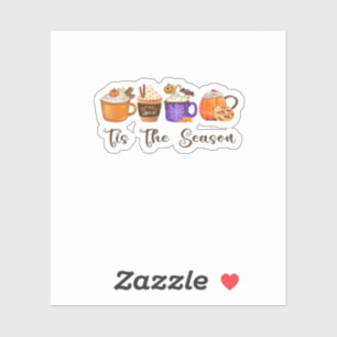 Sticker C'est la saison du goût de citrouille