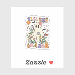 Sticker C'Est La Saison Retro Halloween Party Funny tendan