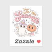 Sticker C'est la saison Retro Halloween Super (Feuille)