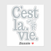 Sticker C'est La Vie (Feuille)