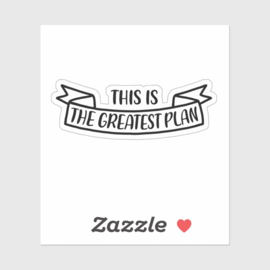 Sticker C'est le plus grand plan (Feuille)