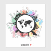 Sticker C'est le temps de déplacement (Feuille)