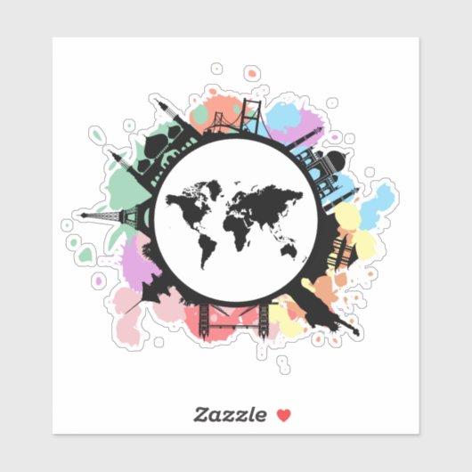 Sticker C'est le temps de déplacement (Feuille)