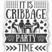 Sticker C'est l'heure de la fête des chaux | Ennemis amusa (Devant)