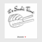 Sticker C'est l'heure du sushi, sushi (Feuille)
