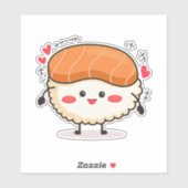 Sticker C'est l'heure du sushi, sushi (Feuille)