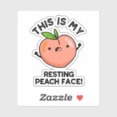 Sticker C'Est Mon Jeu De Tête De Poche De Repose (Feuille)