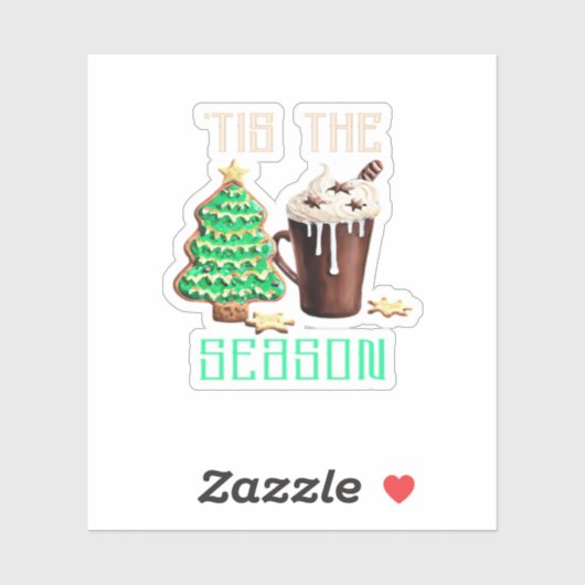 Sticker C'Est Noël De Saison (Feuille)