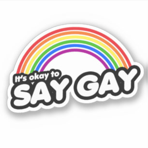 Sticker C'est ok de dire gay