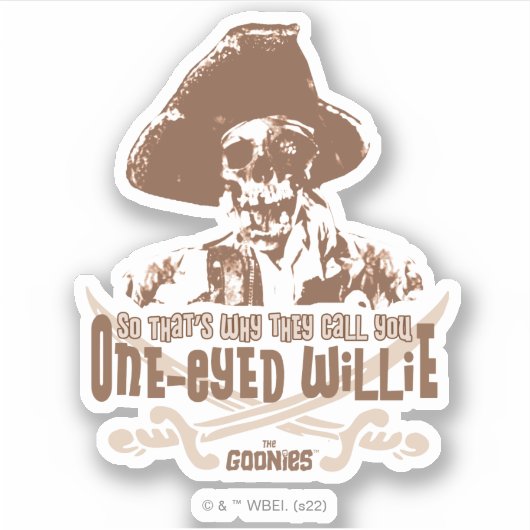 Sticker "C'est pour ça qu'ils t'appellent One-Eyed Willie" (Devant)