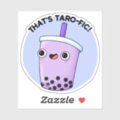 Sticker C'est Taroffic Funny Boba Tea Pun (Feuille)