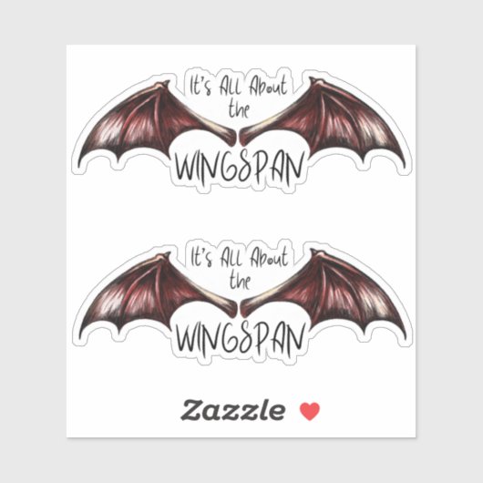 Sticker C'est tout sur la largeur d'envergure 2pack (Feuille)