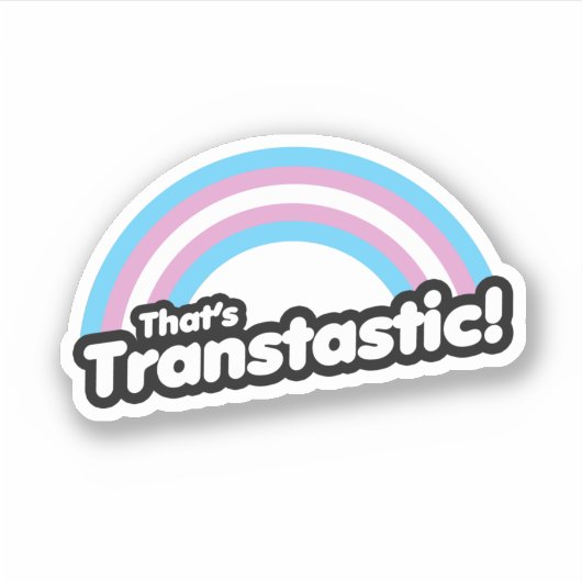 Sticker C'est Transtastique (Devant)