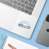 Sticker C'est Transtastique (Ordinateur portable avec iPhone)