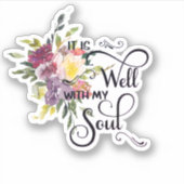 Sticker C'est un beau spray floral (Devant)