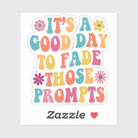 Sticker C'est un bon jour pour vaincre ces provocations Au (Feuille)