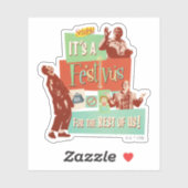 Sticker C'est un Festivus pour le reste d'entre nous (Feuille)