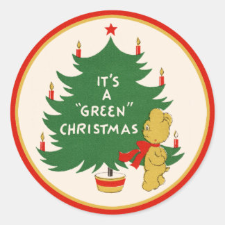 Sticker "C'est un Noël vert"