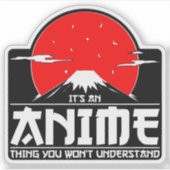 Sticker C'est une chose drôle que vous ne comprendrez pas  (Devant)