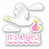 Sticker C'est une fille ! (Devant)