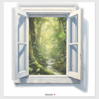 Sticker C'est une jungle là-bas !