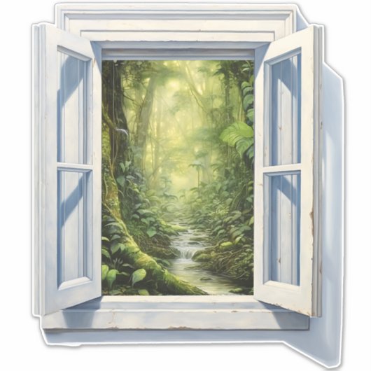 Sticker C'est une jungle là-bas ! (Devant)