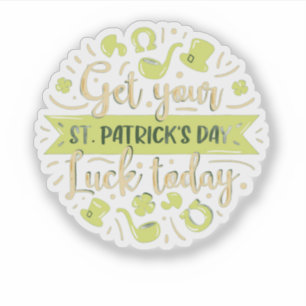 Sticker C'est votre journée de chance, Saint-Patrick essen