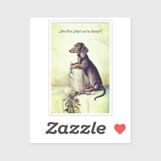 Sticker Cette bière appartient à mon maître ! (Feuille)