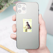 Sticker Cette bière appartient à mon maître ! (Téléphone)