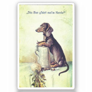 Sticker Cette bière appartient à mon maître !