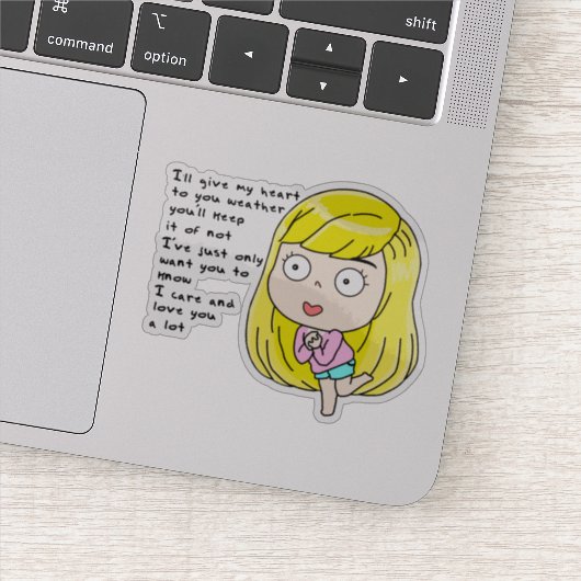 Sticker Cette fille (Détail)