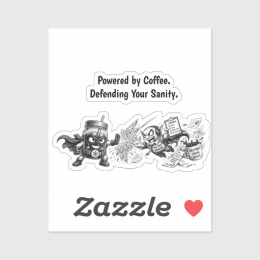 Sticker Cette réunion craint  (Feuille)