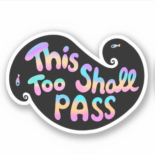 Sticker Cette Vague De Passage Trop (Devant)