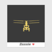 Sticker CH47 Chinook Fly Army Vinyl Decal (Feuille)