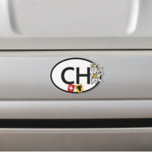 Sticker CH Suisse & Canton Uri Armoiries Oval