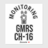 Sticker Chaîne 16 du SRMG (Feuille)